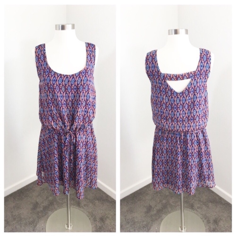 BeBop geometric tribal print dress